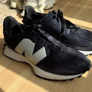 New Balance Navy and White Sneakers